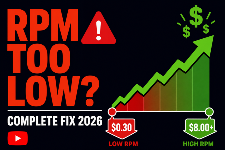 youtube rpm very low fix
